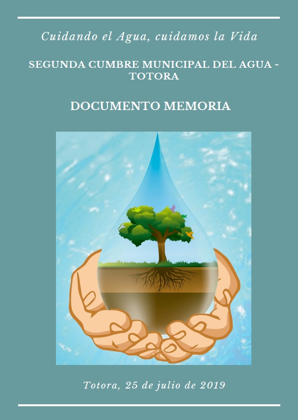 Memoria II Cumbre Municipal del Agua en Totora